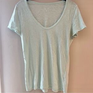 J. Crew Mint Green Fitted Short Sleeve T-Shirt Size M